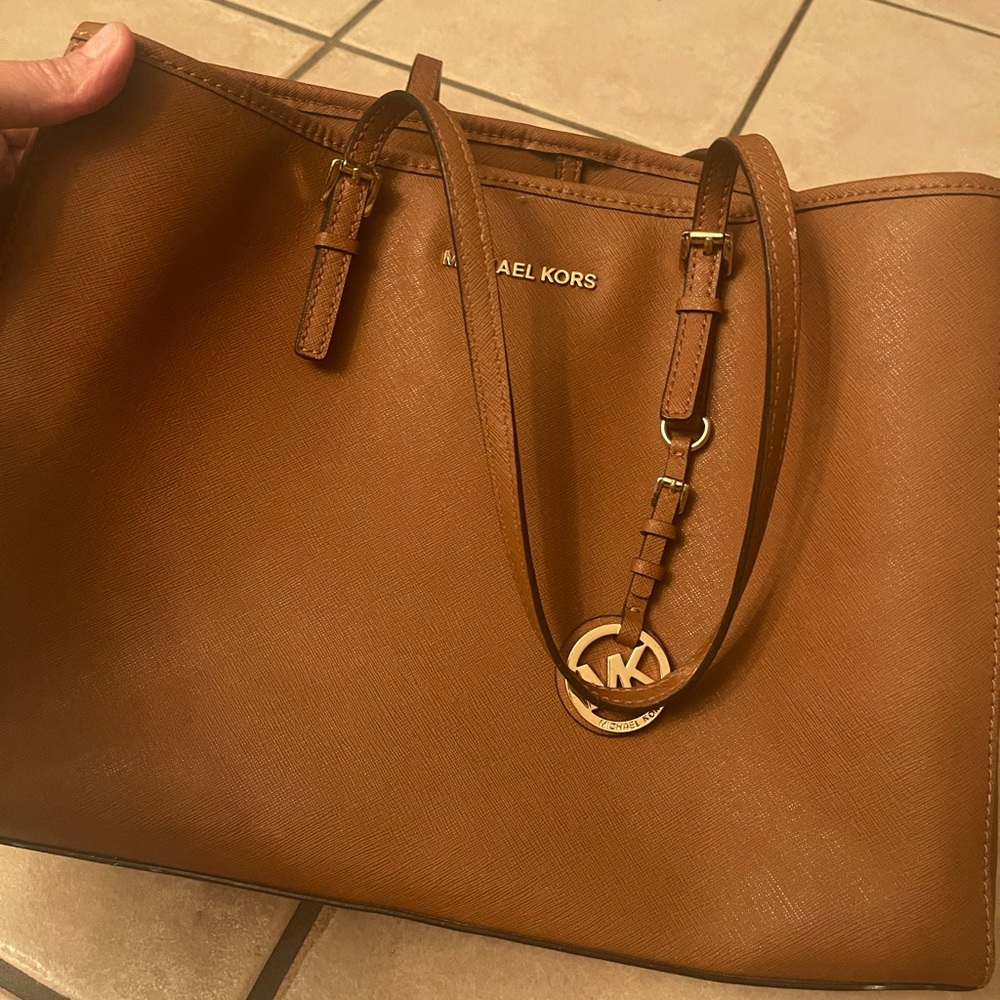 Michael Kors tote. Used but lots of life left.